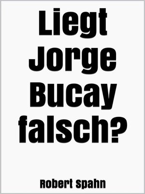 cover image of Liegt Jorge Bucay falsch?